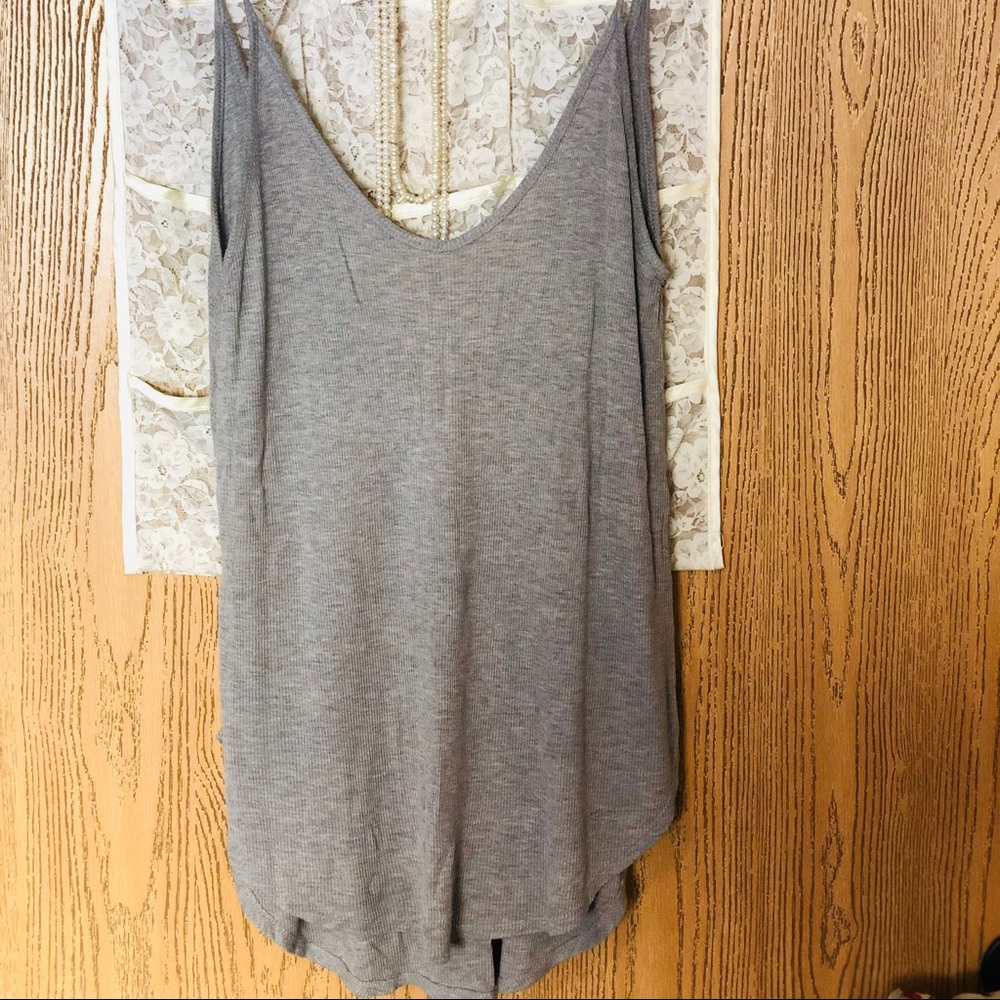 Grey Bikini Cover/Tank: (OS)